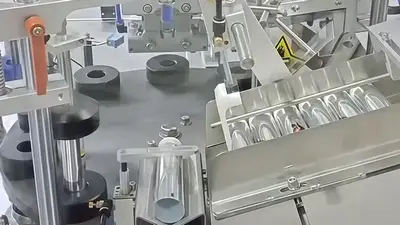 Progetto di riempimento e sigillatura di tubetti di crema mani