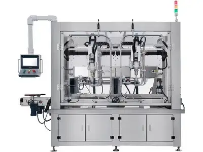 Tappatrice automatica con sistema di inseguimento