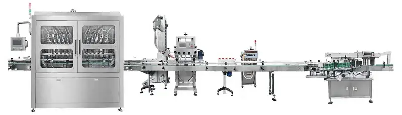 Linea di riempimento per prodotti chimici per la casa e per uso quotidiano