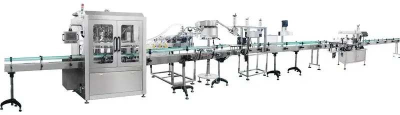 Linea di riempimento di vino e liquori